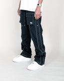 EPTM CENTRAL SNAP PANTS - BLACK