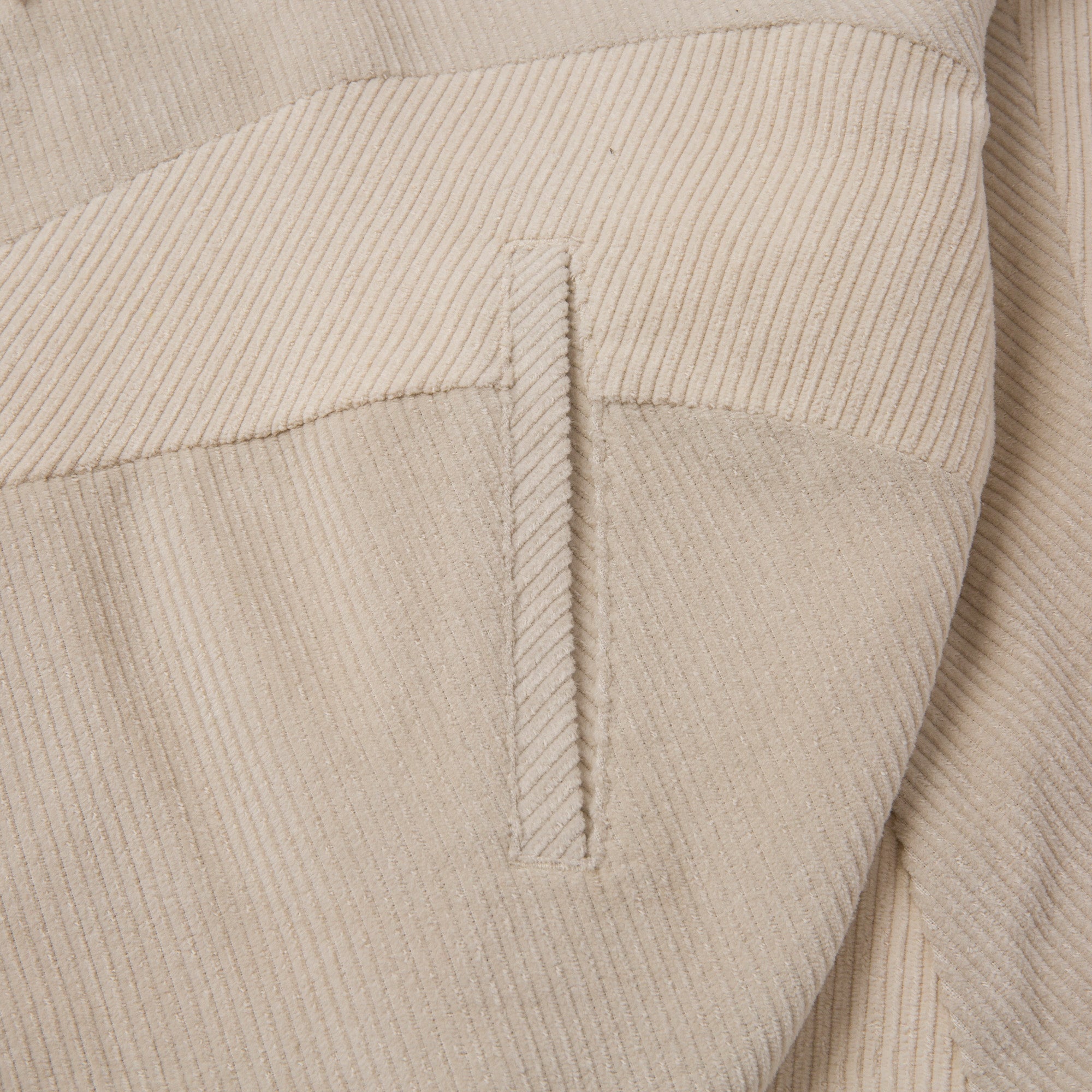 Corduroy Zip Jacket - Bone