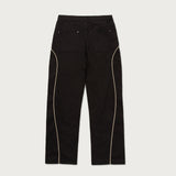 Canvas Piping Pant - Black