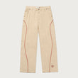 Canvas Piping Pant - Bone