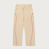 Canvas Piping Pant - Bone