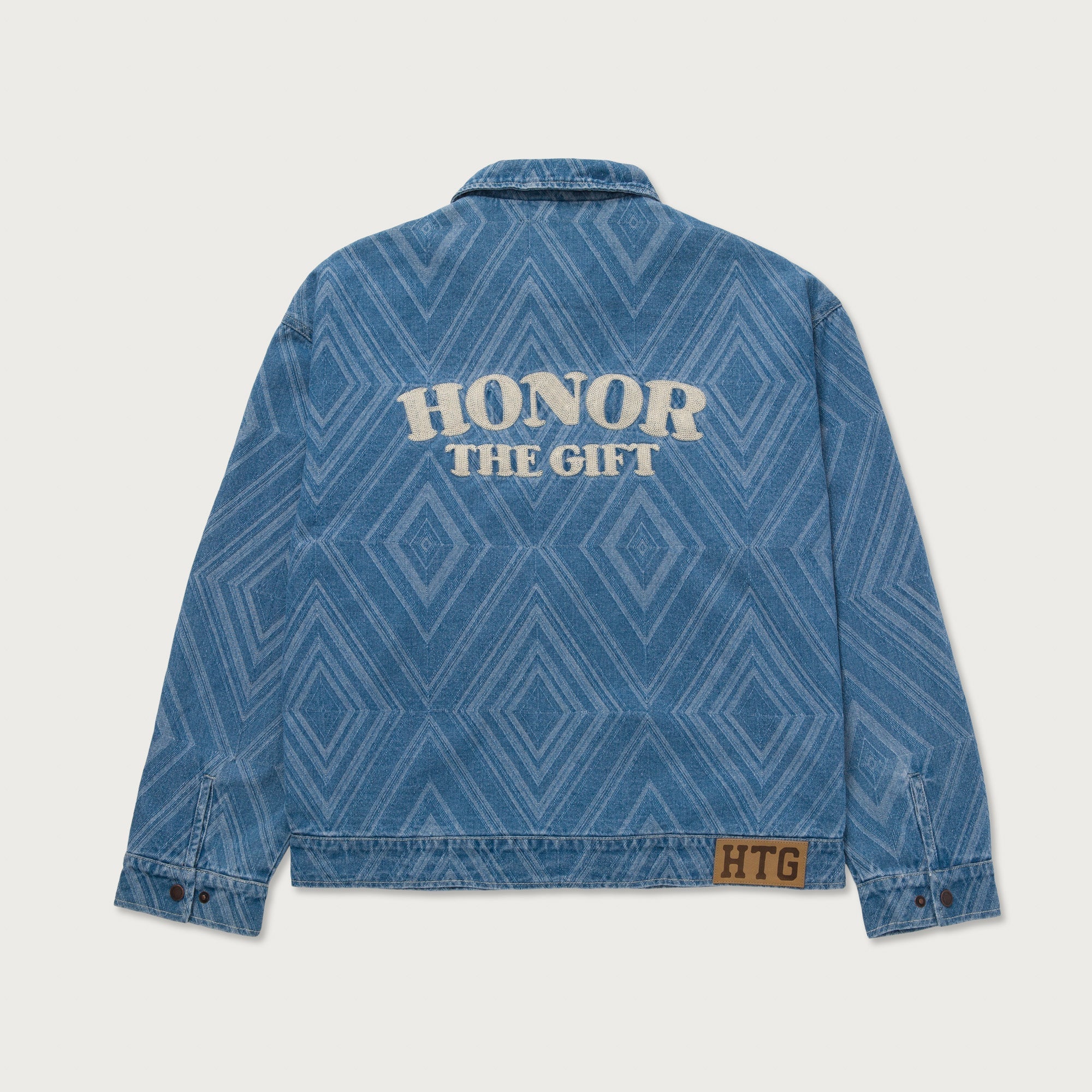 Diamond Denim Jacket - Lt. Indigo