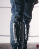 "Emma" Curtain Fringe Denim (Blue Wash)