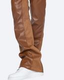 EPTM JALEN FLARE PANTS-BROWN