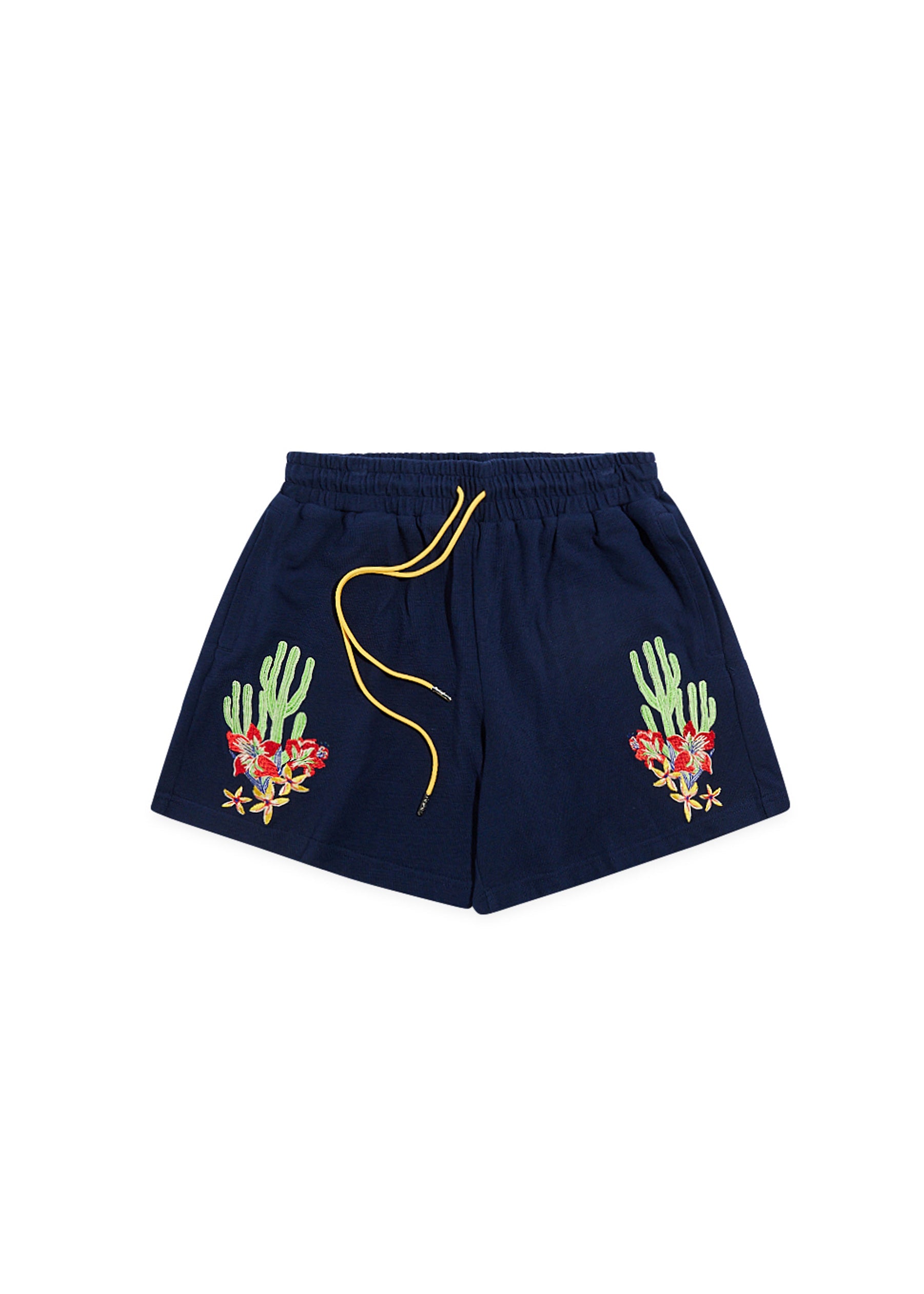 Cactus Floral Bay Short - Navy