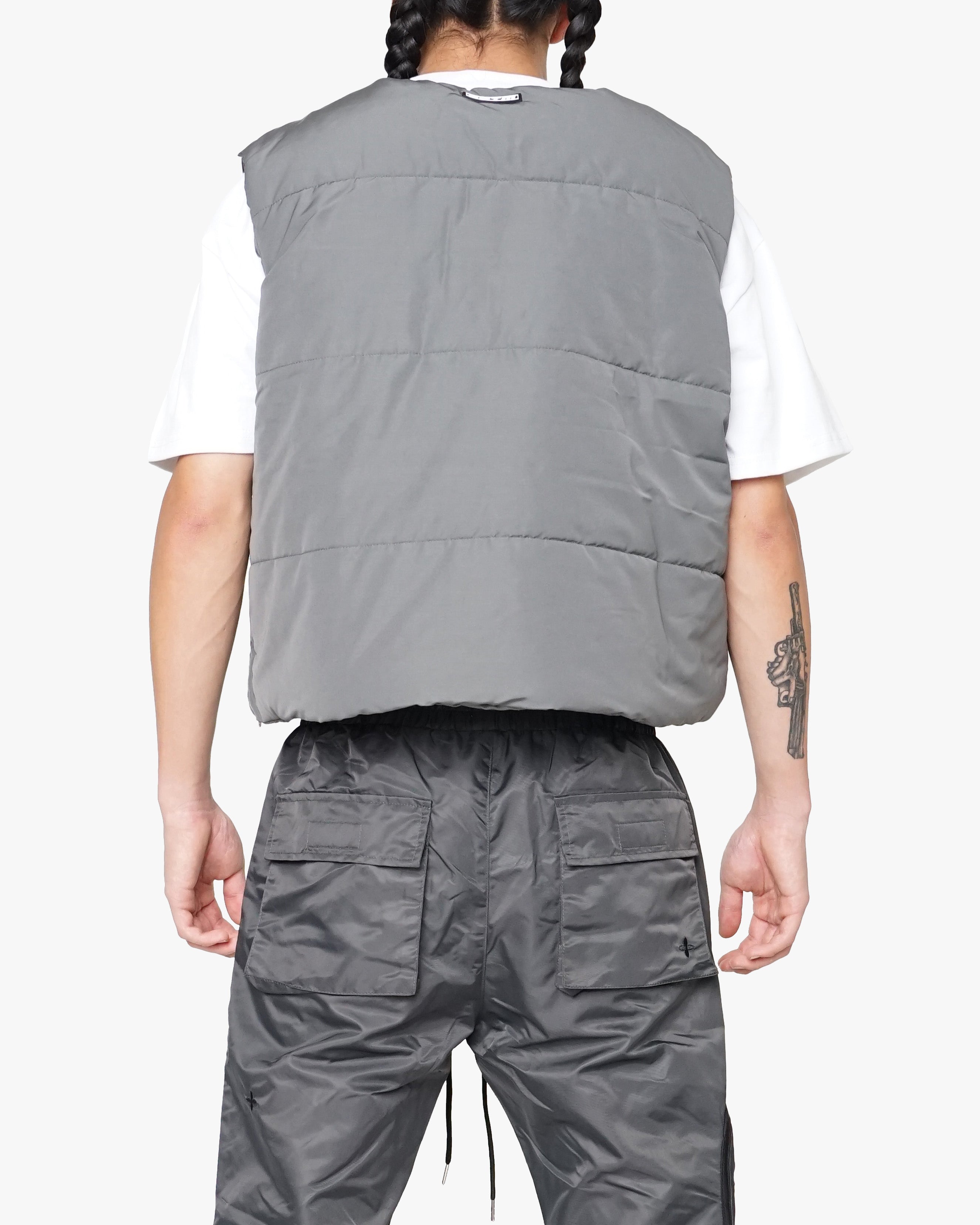 EPTM TACTICAL PUFFER VEST-GRAY