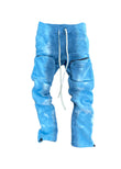 Voyager Tie Dye Cargo Sweat Pants (Water)