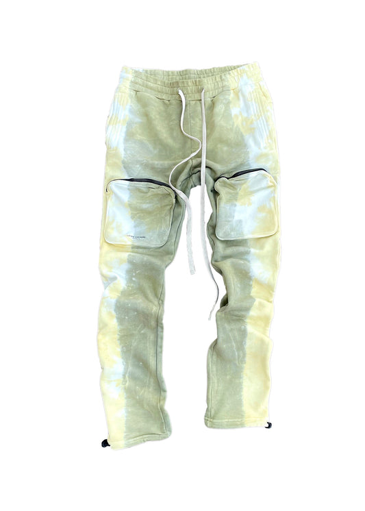 Voyager Tie Dye Cargo Sweat Pants (Earth)