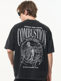 Combustion Washed Printed Tee