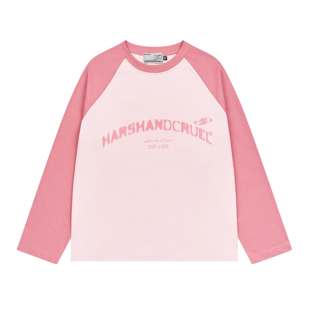 Faded Logo Raglan L/S Tee