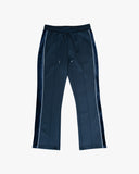 EPTM VELOUR PIPING TRACK PANTS - NAVY