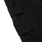 Wide Leg Cargo Pant - Black