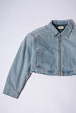 CROP WESTERN DENIM JACKET