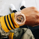 AM1029SS - AMBASSADOR ROSE GOLD / ROSE / STEEL BAND WATCH