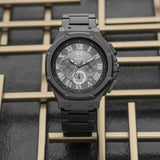 AM1031SS - AMBASSADOR GUNMETAL / STEEL BAND WATCH