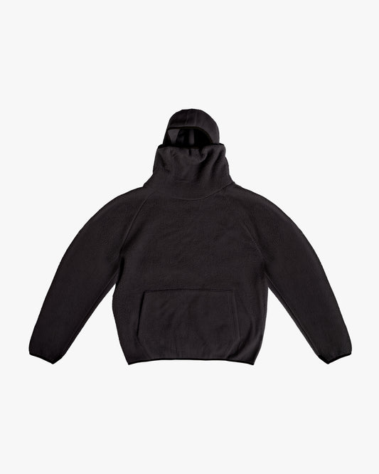 EPTM BALACLAVA SHERPA HOODIE-BLACK