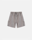 Basics Cargo Short Vintage Light Gray