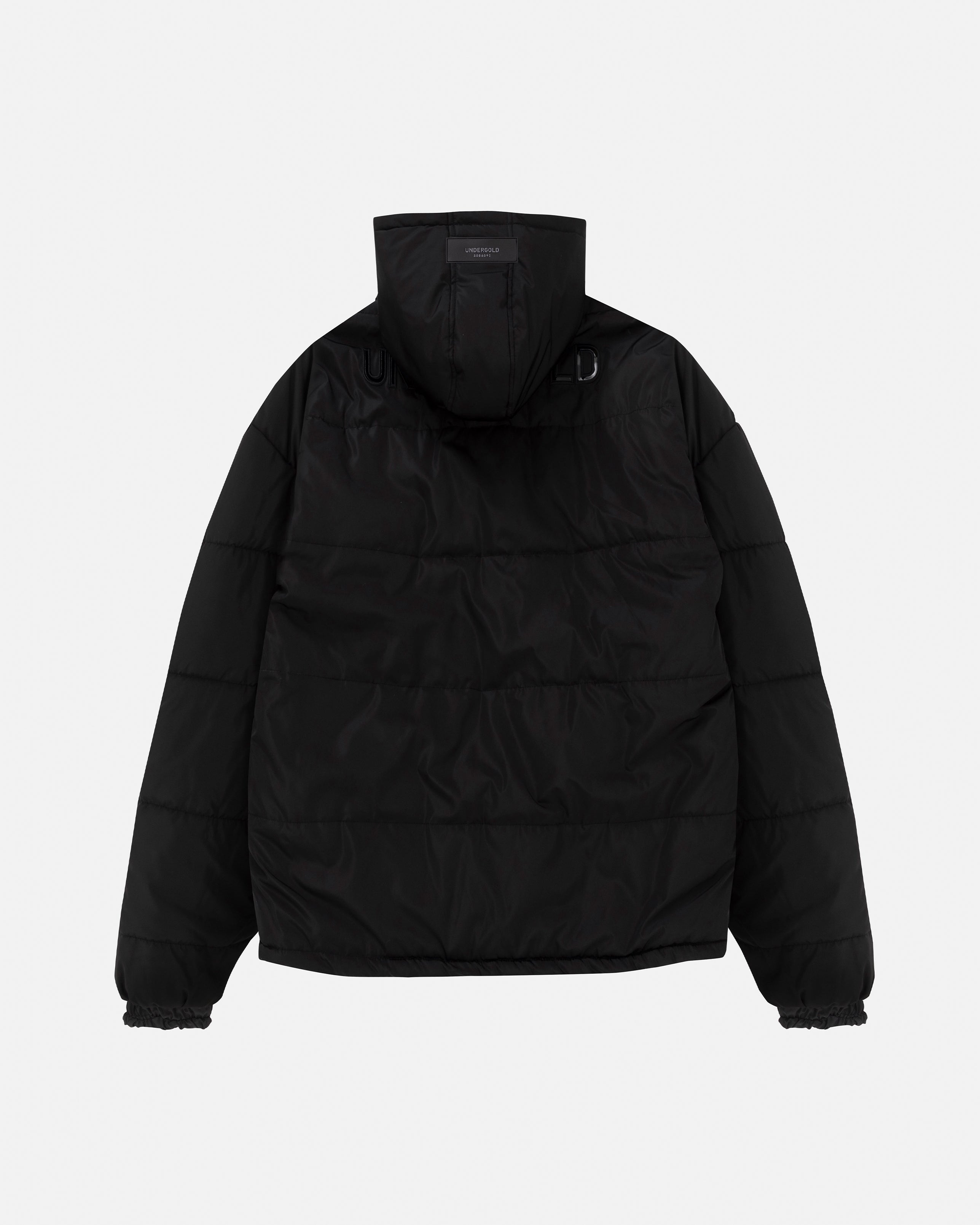 Basics Embroidered Synthetic Jacket Black