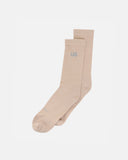 Basics Embroidered UG Socks Bone