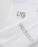 Basics Embroidered UG Socks White