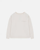 Basics Herringbone Knit Crewneck Cream