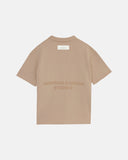 Basics Knit Short Sleeve Shirt Light Brown