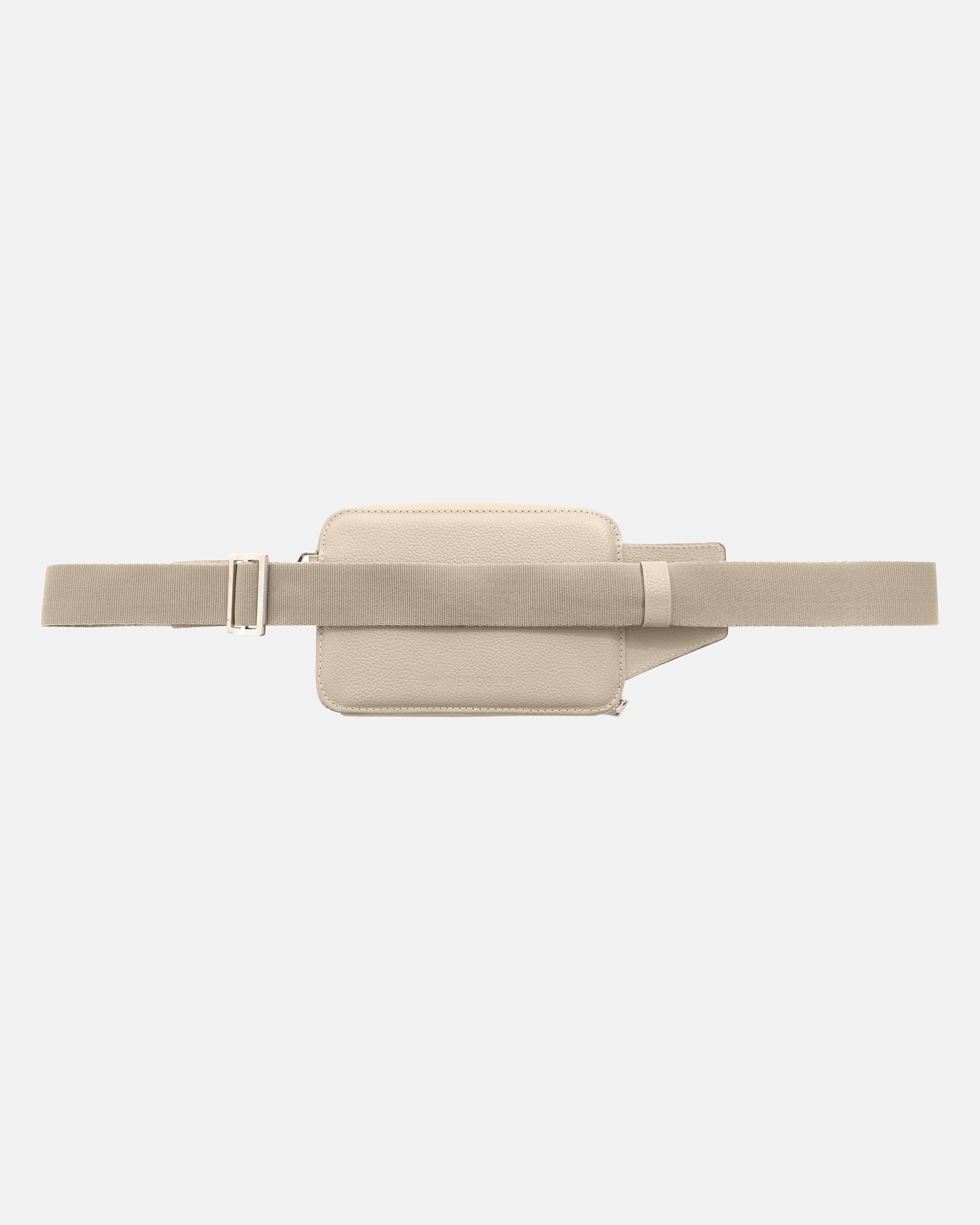 Basics Leather Cross-Body Bag Cream