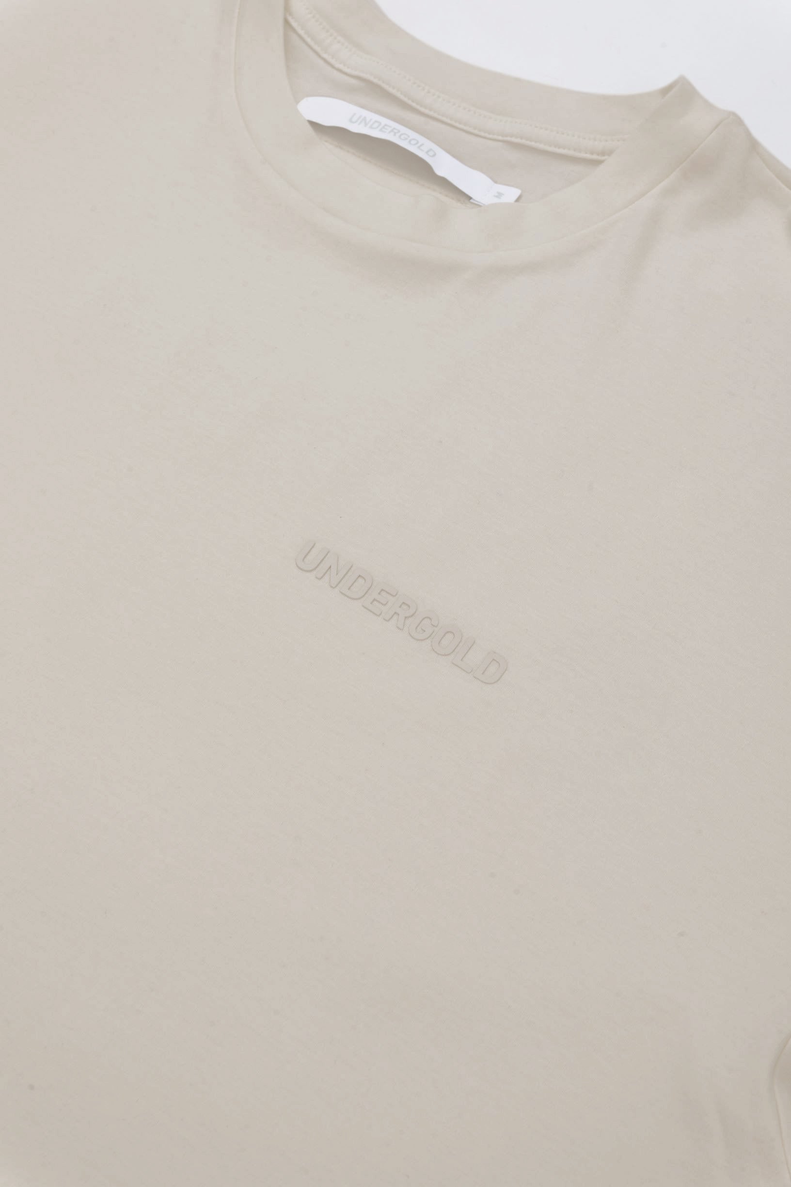 Basics Light Logo Tshirt Cream