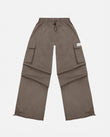 Basics Parachute Cargo Pants Cream