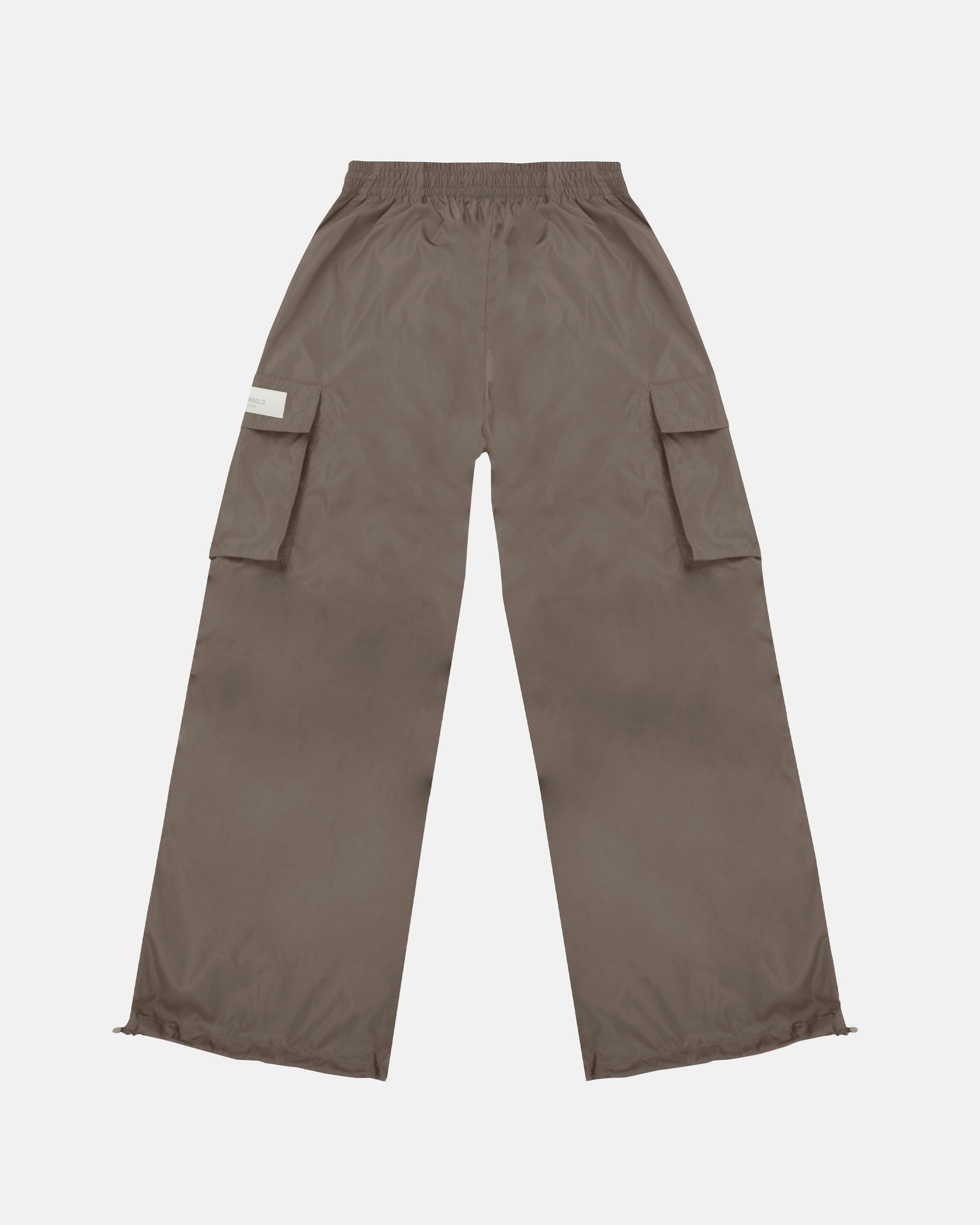 Basics Parachute Cargo Pants Cream