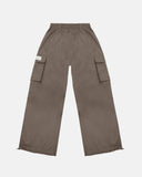 Basics Parachute Cargo Pants Cream