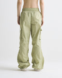 Basics Parachute Cargo Pants Light Green