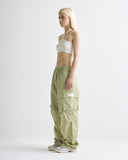 Basics Parachute Cargo Pants Light Green