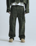 Basics Straight Jean Green Camo