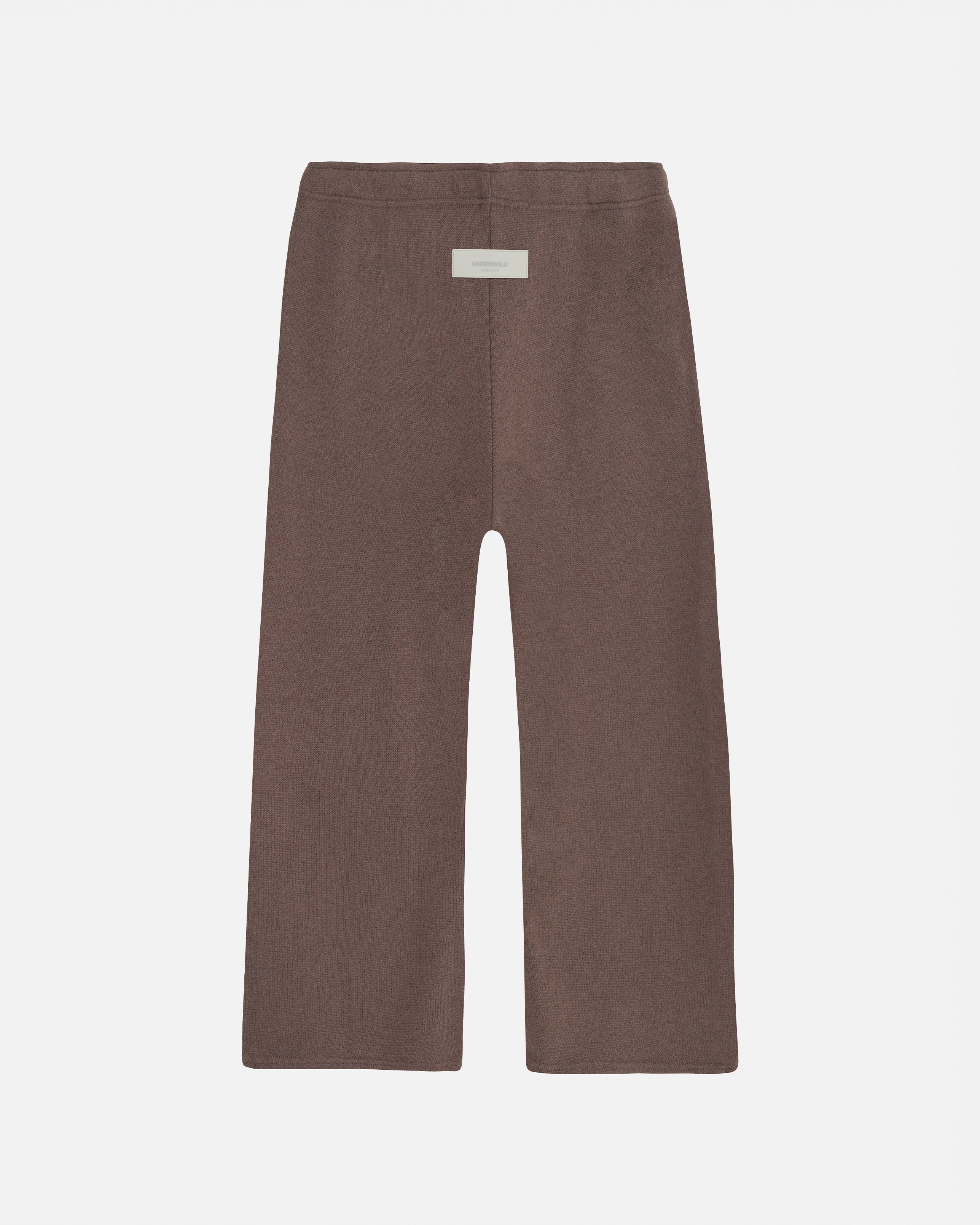 Basics Undergold Design Studio Knit Straightpants Brown