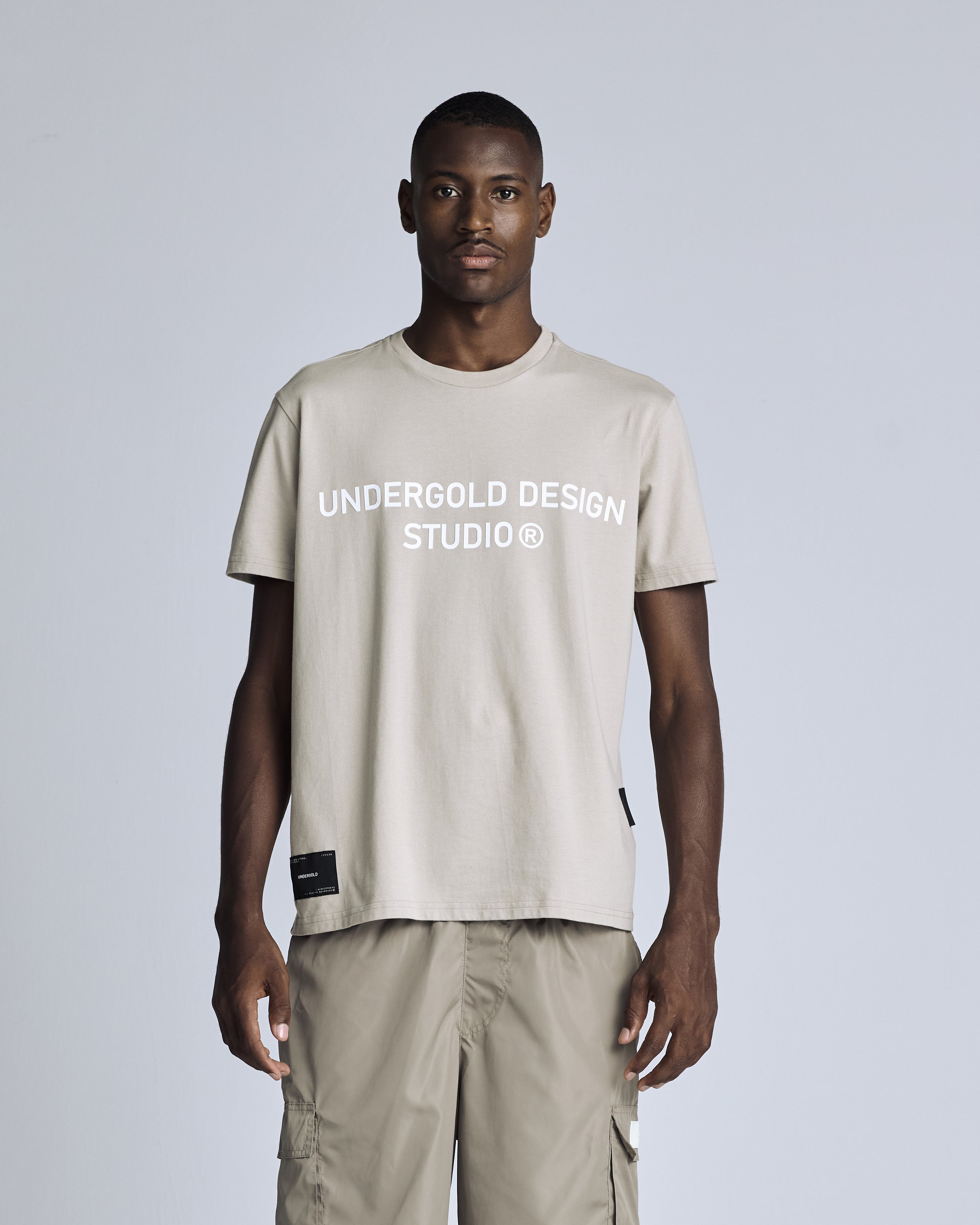 Basics Undergold Design Studio Regular Fit T-shirt Light Brown