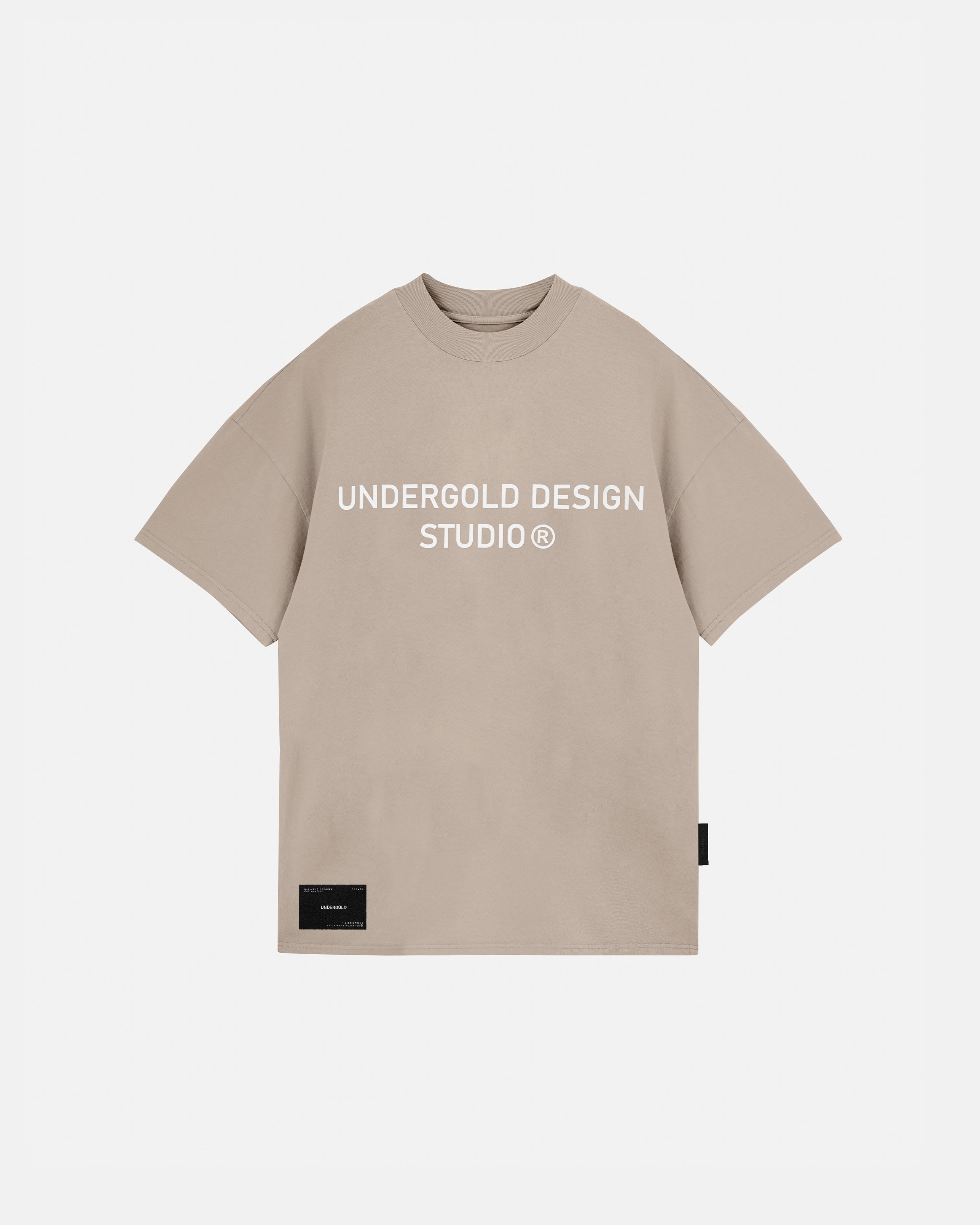 Basics Undergold Design Studio Regular Fit T-shirt Light Brown