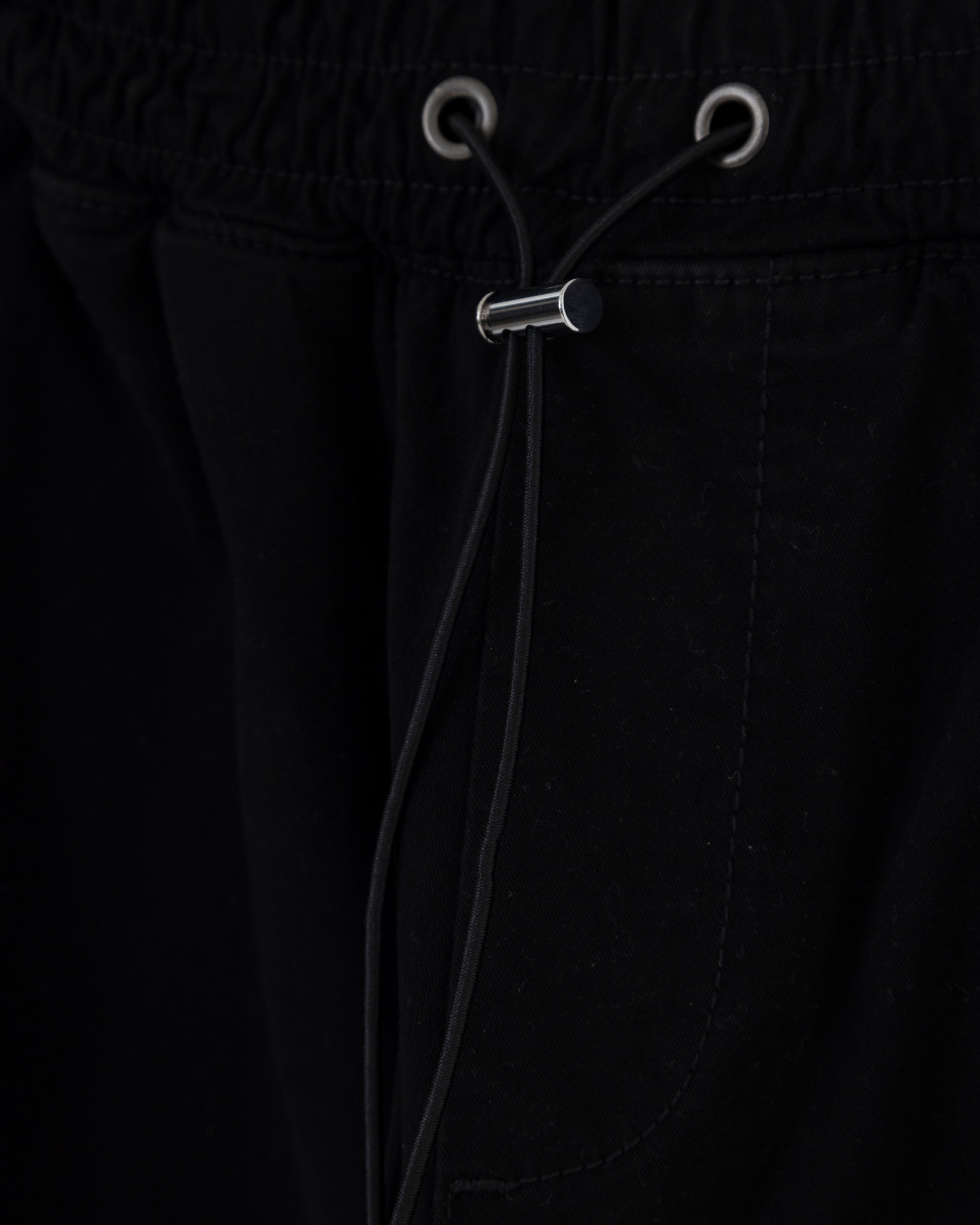 Basics Wide Cargo Pant Black