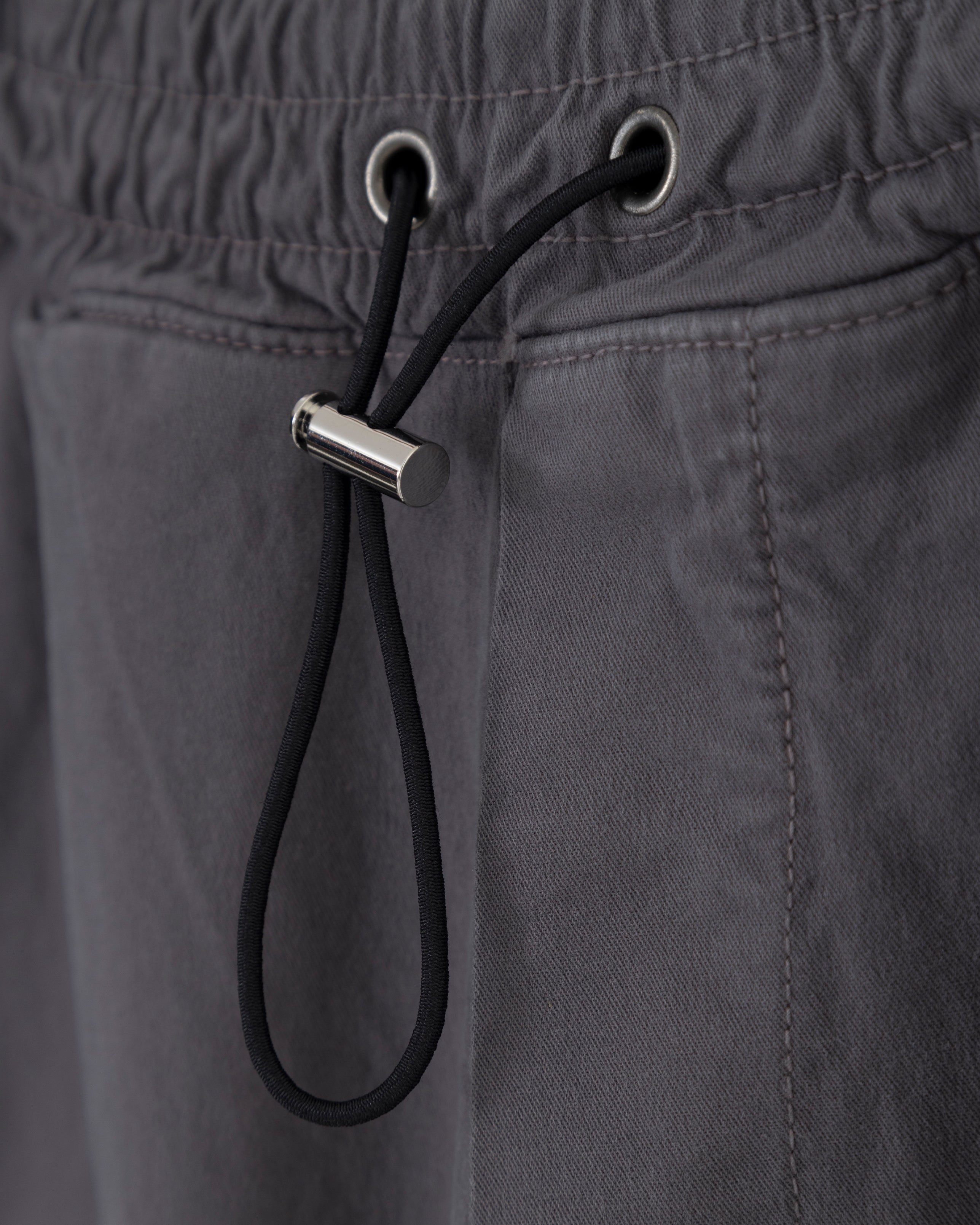 Basics Wide Cargo Pants Silver