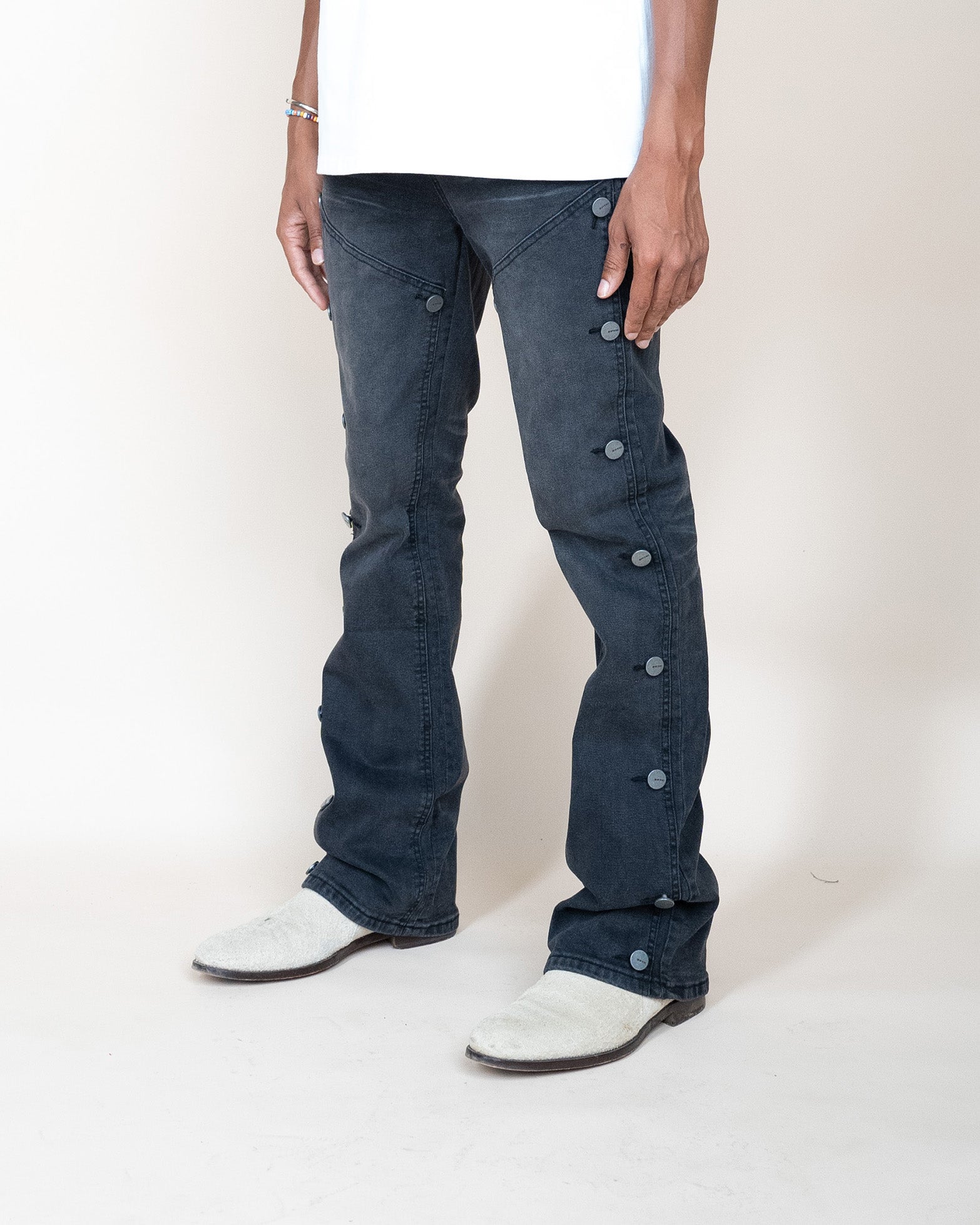 EPTM COWBOY BUTTON DENIM - BLACK