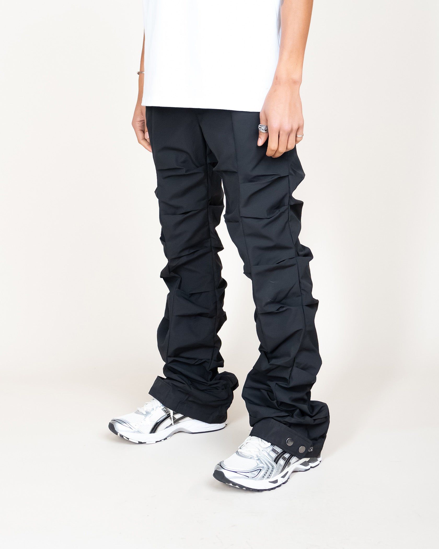 EPTM TEKNO FLARE PANTS-BLACK