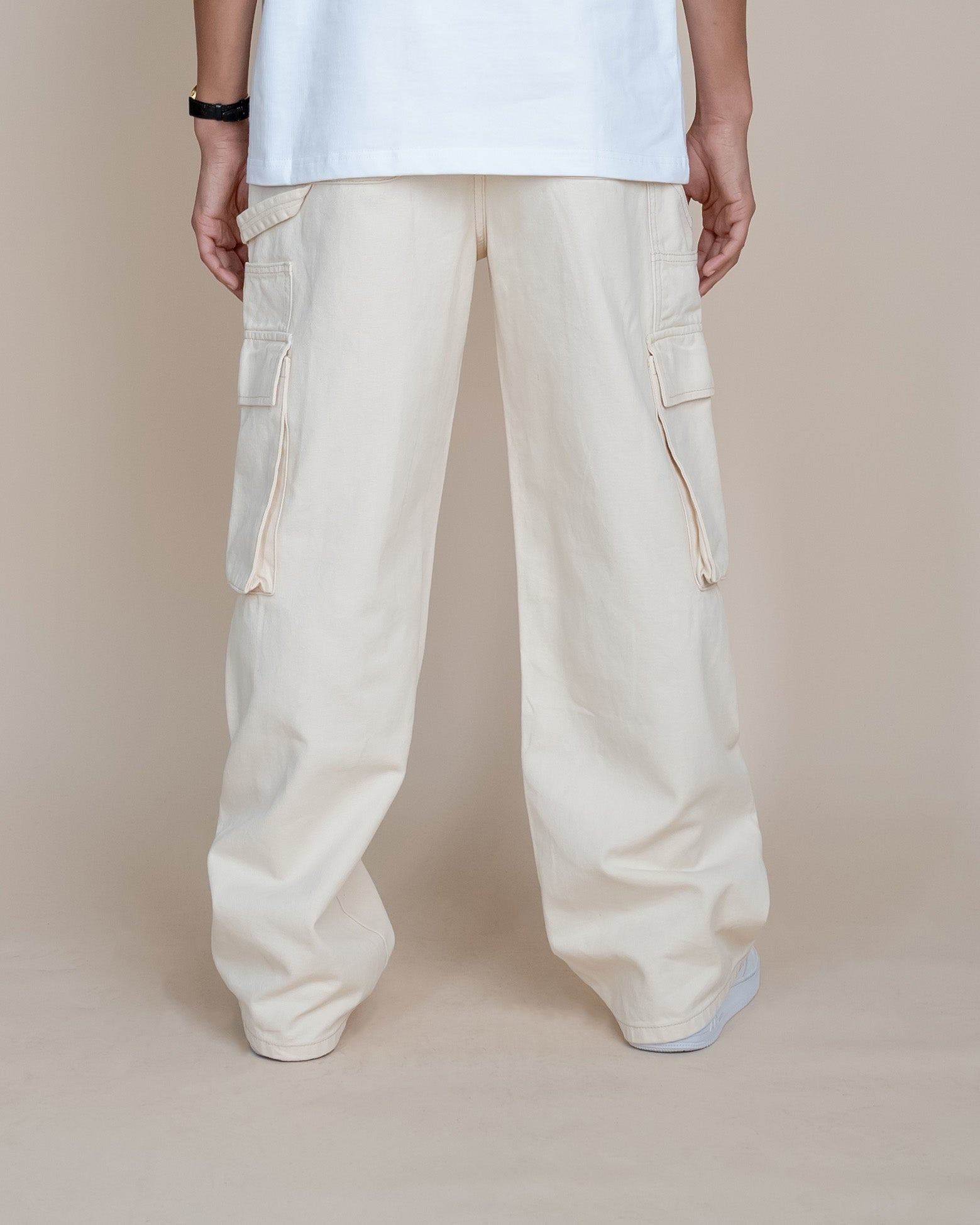 EPTM BLUEPRINT CARPENTER PANTS - CREAM