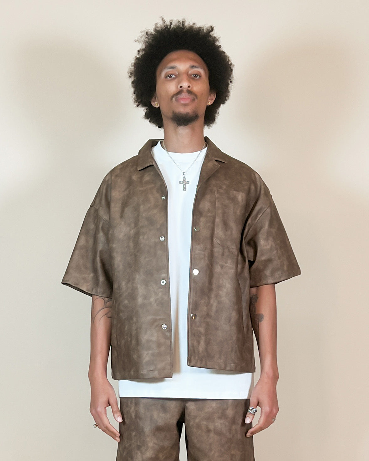 EPTM LUXE SHIRT - BROWN