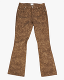 EPTM ROADHOUSE FLARE PANTS-BROWN