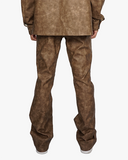 EPTM ROADHOUSE FLARE PANTS-BROWN