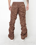 EPTM DOUBLE CARGO PANTS-BROWN