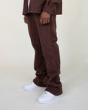 EPTM COMFY FLARE PANTS-BROWN