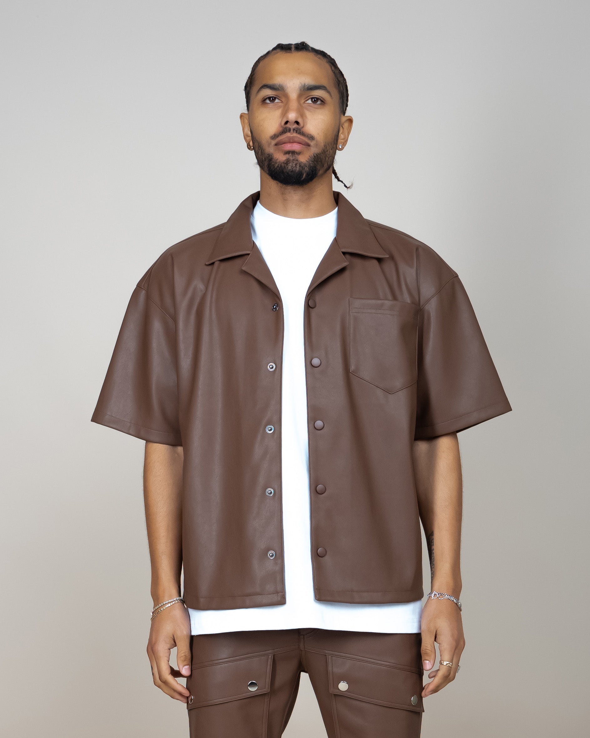 EPTM PALACE SHIRT-BROWN