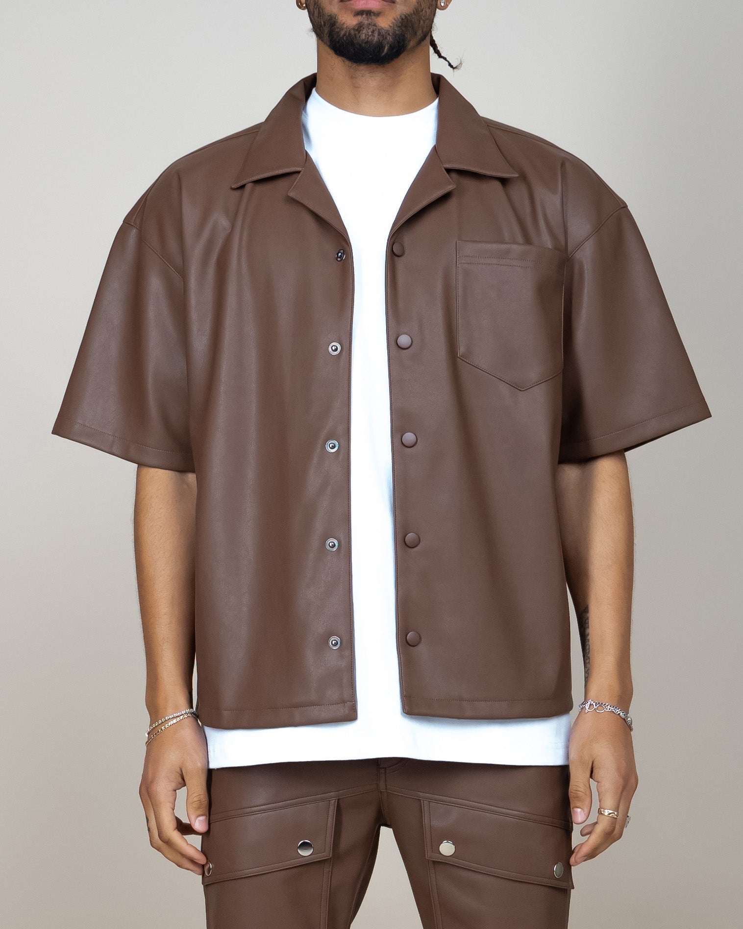 EPTM PALACE SHIRT-BROWN