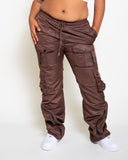 EPTM DOUBLE CARGO PANTS-BROWN